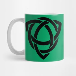 Trinity Celtic Knot In Black Mug